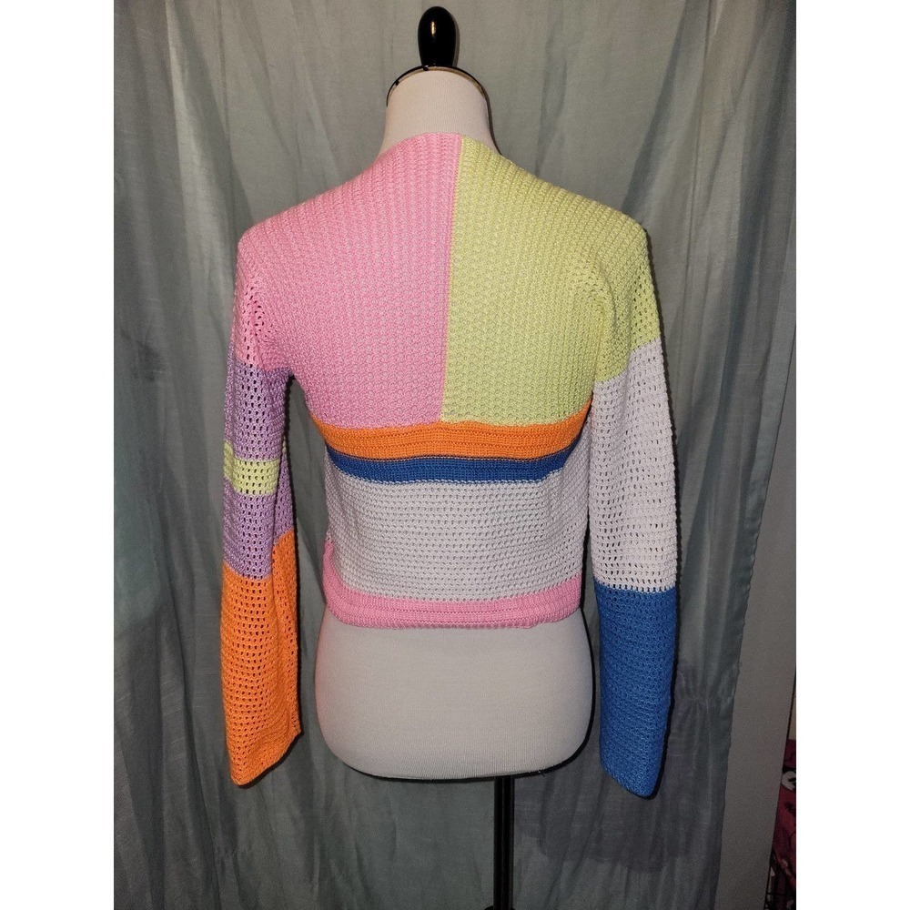 NWOT Crochet knit Sweater large - Picture 2 of 2
